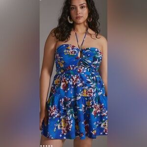 Anthropologie Emily Halter Mini Dress